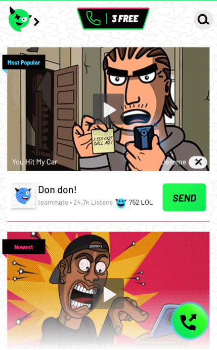 bromas en Prank Dial