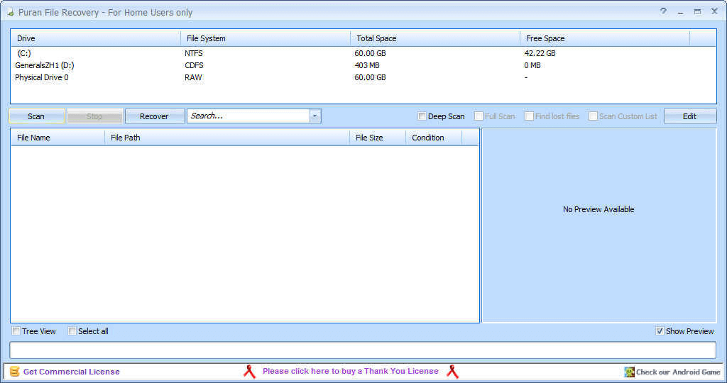Avis de la récupération de fichiers Puran : avantages et inconvénients, alternative