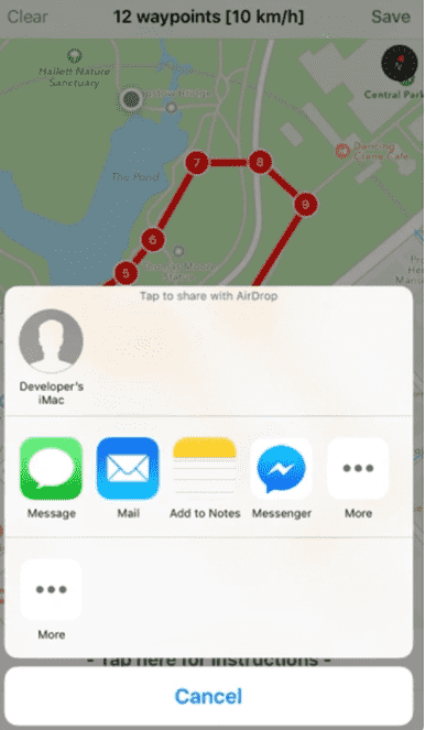 compartir ubicacion virtual