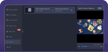 la conversion de la vidéo