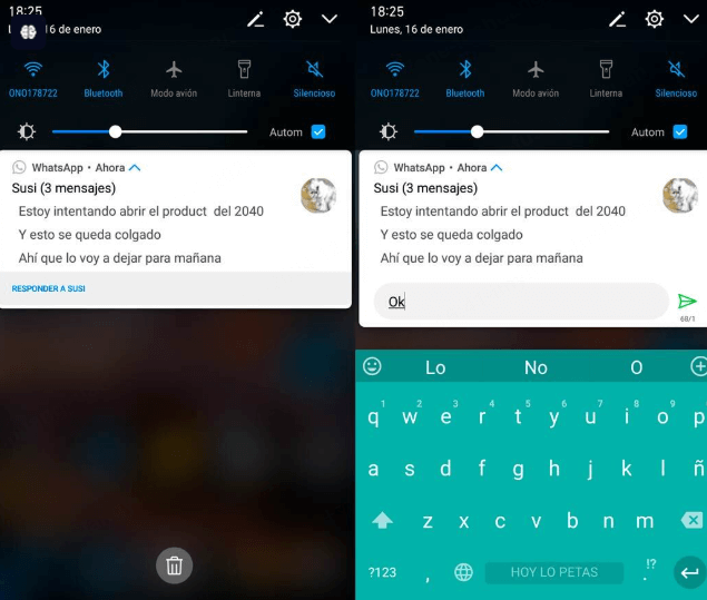 recuperar chats de WhatsApp con el historial de notificaciones