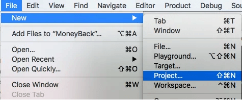 seleccionar el lugar donde el proyecto debe ser creado